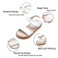 thumbnail image 6 of Kiderence Toddler Girls Slides Sandals Kids Sandals Little Girls Shoes Toddler （CK303 White - 9M）, 6 of 7