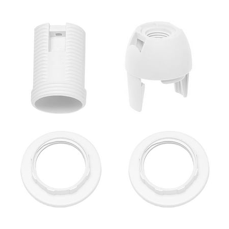 

Deoxygene Plastic Shell Screw Type E14 Bulb Light Lamp Holder Socket AC 250V 2A
