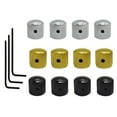 thumbnail image 2 of 4PCS Metal Tone Control Knob Dome Knob Set with Inner Hexagon Spanner for Electric Guitar Bass, 2 of 12