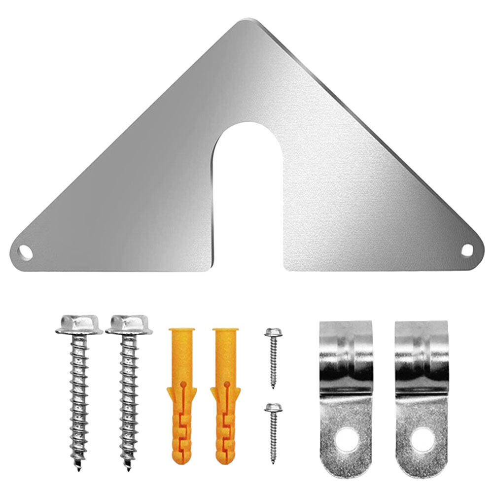 1 Set Outside Water Faucet Mounting Plate Spigot Mounting Plate Spigot