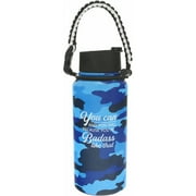 Badass - 32 oz Stainless Steel Water Bottle with Paracord Survival Handle