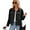 Black, variant on YTDSCS Women's Denim Jacket Slim Washed Jean Coat Jeans Womens Long Sleeve Cowboy Outwear for Spring Fall S-XL