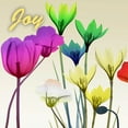 thumbnail image 2 of Koetsier, Albert 15x15 White Modern Wood Framed Museum Art Print Titled - Floral Calm Pop Joy, 2 of 4