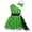 Green, variant on Toddler Kids Caveman Dog Bones Stone Age Outfit One Birthday Decorations Girl Toddler Halloween Dress Girls Dress Up 18-24 Months