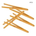 thumbnail image 1 of Cateissary Pinzas para té para cocina, duraderas y resistentes, respetuosas con el medio ambiente, pinzas para tostadas de bambú, comida para Teteras, 1 of 2