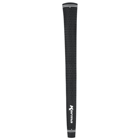 Karma Velour Noir Jumbo Plus Golf Grip, Hommes +1/8 Pouces Pouces Surdimensionné