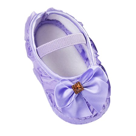 

Cathalem 12 Month Shoes Bowknot Toddler Baby Kid Girl Band Walking Rose Elastic 11 PP Shoes Baby Shoes Baby Toddler Girl Purple 11