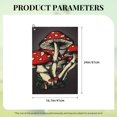 thumbnail image 4 of Kdxio Red Mushrooms Pattern Golf Towel (24" X 16") with Carabiner Clip - The Convenient Golf Cleaning Towel, 4 of 8
