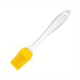 thumbnail image 3 of 1 Pc Transparent Handle Silicone Oil Brush, Baking Tool, Small Split Baking Brush, Barbecue Brush,High Temperature Resistant Silicone Brush, Portable Barbecue Oil Brush, For Cake Baking Cooking BBQ K, 3 of 5