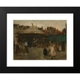 thumbnail image 2 of George Hendrik Breitner 18x14 Black Modern Framed Museum Art Print Titled - Fair on Haarlemmerplein (1893-1913), 2 of 5