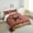Brown Red, variant on Erosebridal Texas Stars Bedding Full Comforter Set, Red Buffalo Plaid Down Comforter, Southwestern Decor Lightweight 3pcs