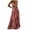 Pink, variant on QLEICOM Women's 2023 Summer Dress Casual Print V-Neck Camis Sleeveless Vest Long Dress Maxi Dresses Beach Sundress Dress Pink XL, US Size:10