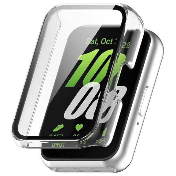 PC Tempered Glass Smartwatch Case, Durable Scratch-Resistant for Electronic Wearables Protection