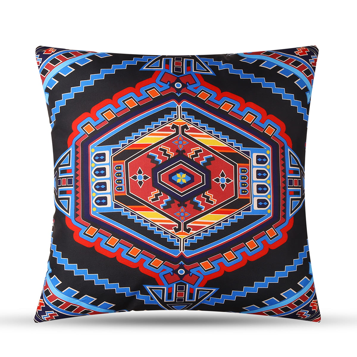Sofa turkish moroccan Cushion Cover 18"x18" Aztec Geometric Decor Pillow Case 