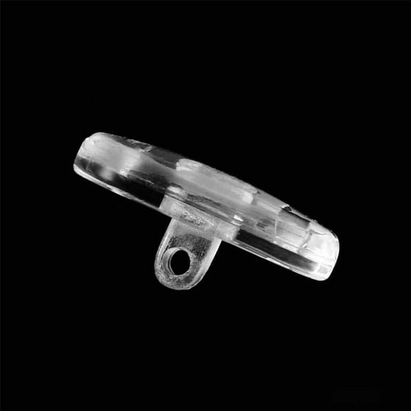 Qarigey 5 pares de almohadillas ovaladas de silicona para la nariz, tornillo de empuje, herramienta de reparación de aire elipse transparente Lentes