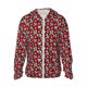 thumbnail image 1 of Fotbe Red Floral Chaqueta con Protección Solar UPF 50+ para Hombre y Mujer, Camisa con Capucha y Bolsillos-XX-Large, 1 of 7