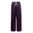 thumbnail image 3 of ZXLBBD Boy's Lightweight Wide Leg Silk Sweatpants for Kids Straight Leg Mesh Breathable Loose Fit Summer Trousers Versatile Casual Outdoor,Bronze,Size 8 Y-9 Y, 3 of 7