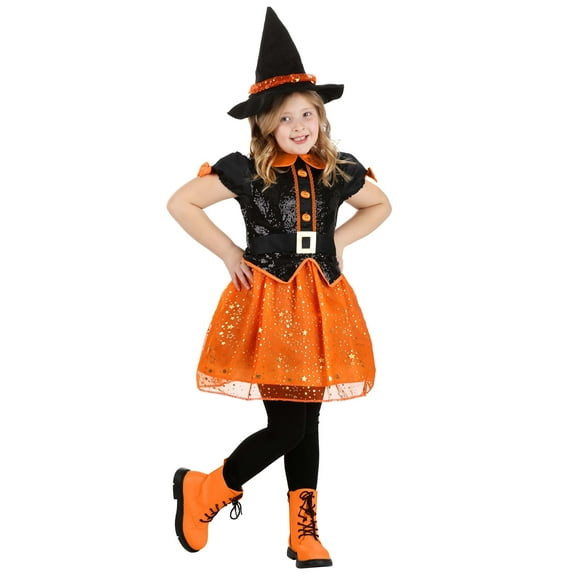 Kid's Pumpkin Patch Witch Costume
