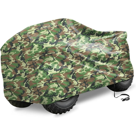 Camouflage Waterproof ATV Cover Rain Sun Protector Quad Bike 4 Wheelers Full Cover XXXL for Polaris for Honda for Can-Am for Yamaha 100.8"x 43.3"x 47.2" Auto Replacement Parts