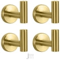 thumbnail image 1 of NearMoon - Ganchos para toallas de ba&ntilde;o, soporte de gancho para bata de acero inoxidable SUS 304, gancho de abrigo resistente para ba&ntilde;o, sala de estar, hotel, cocina, cochera, mo, 1 of 8