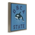 thumbnail image 4 of Stupell Industries Vintage Orca State Animals Painting Brown Floater Framed Canvas Art Print Wall Art, 25 x 25, 4 of 10