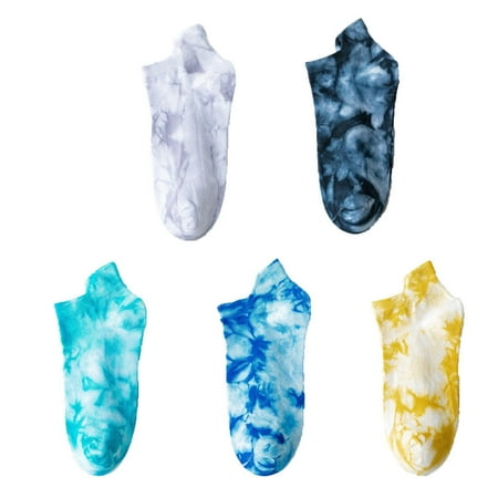 

5 Pairs Socks Adult Socks Comfortable Sweat-Absorbing Loose Flat Socks Non-Slip Cotton Material