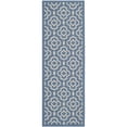 thumbnail image 5 of SAFAVIEH Indoor Outdoor CY6926-243 Courtyard Blue / Beige Rug, 5 of 10