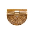 thumbnail image 1 of Miuco Womens Bamboo Handbag Handmade Large Tote Bag Size Small, 1 of 2