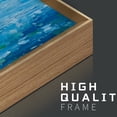 thumbnail image 6 of TOARTi Italian Town Framed Canvas Wall Art Abstract Mediterranean Coastal Cityscape Painting Italy Wall Decor for Living Room Bedroom Office 20x40 Inch, 6 of 10
