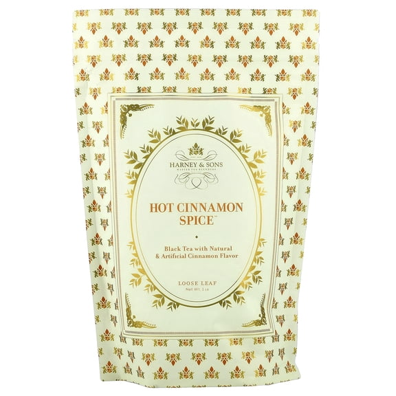 Harney & Sons Black Tea, Hot Cinnamon Spiceâ„¢, Loose Leaf, 1 lb