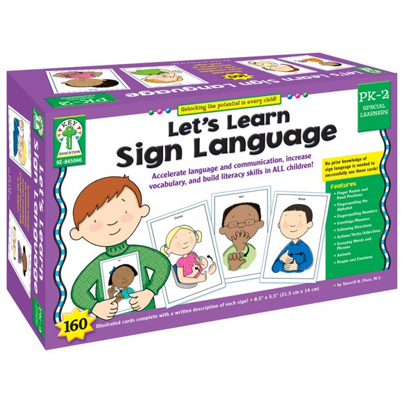 KEY EDUCATION PUBLISHING SIGN LANGUAGE WT CARDS