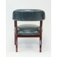 thumbnail image 7 of Boss Office Products Mahogany Captain's Guest Chair, Blue, 7 of 7