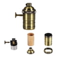 thumbnail image 4 of Retro Style Lamp Holder E27 Vintage lighting Pendant Light Bulb Decorative Copper Lamp Base, 4 of 8