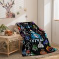 thumbnail image 1 of GO R I LLA Printed Flannel Blanket, Super Soft Blanket, Wool Blanket, Suitable For Sofa Living Room-SinKeeU, 1 of 3