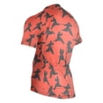 thumbnail image 3 of joogoo Karate Style Red Pattern Men's Cycling Jerseys Mountain Bike Short Sleeve Tops L, 3 of 7