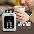 thumbnail image 5 of KAPAS Mini Automatic Coffee Machine With Grinding Function, Programmable Timer Mode and Keep Warm Plate, 0.6L Capacity, 600W, 5 of 5