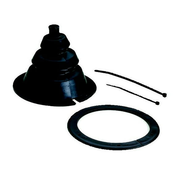 Attwood Motorwell Boot, Black, 4"