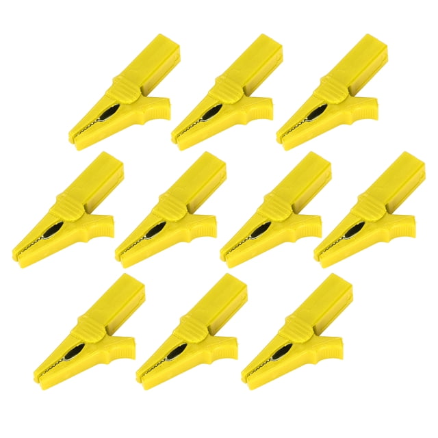Booster Clamp 10PCS Battery Clamp 4mm Banana Jack Rear Brass Nickel Plated Full Protection For Ships RVs Trucks