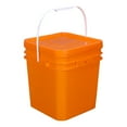thumbnail image 4 of GUOOL Square Bucket Portable Paint Pail for Paint Water Garage Arts Crafts Projects 25L, 4 of 9