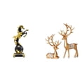 thumbnail image 1 of Estatuas De Reno De Estilo Europeo, Estatuilla De Caballo, Colección De Estatuas Modernas, Escultura De Animal Para Dormitorio, Centro De Mesa, Sala De Estar, Escritorio, 1 of 8