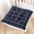 thumbnail image 4 of Ludlz Seat Cushion Plaid Pattern Hip Protective Square Chair Soft Pad Home Office Buttocks Cushion for Living Room, 4 of 8