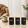thumbnail image 2 of Storage Containers Kitchen Canisters Set of 3 with Lids and Name Markers for Coffee Tea Flour Containers, 2 of 7