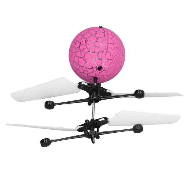 Pelota Voladora De Juguete Con Carga USB Inteligente, Luz LED Fría, Hoja De Viento Resistente, Juguete Volador Interactivo Para Niños Para Interiores Y Exteriores
