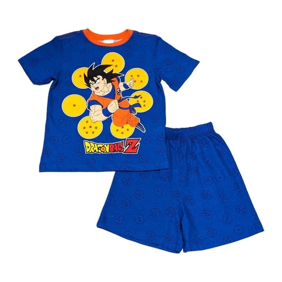 Pijama Dragon Ball Z Para Niño 2 Piezas Estampado Goku