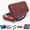 Crocodile Brown, variant on DreamController Limited Edition Genuine Leather Hard Shell Travel Case for Nintendo Switch with 10 Gamecard Slot with Back Protective Dockable Case, 2 Joycon Cover, 4 Thumbstick Cap, Screen Protector