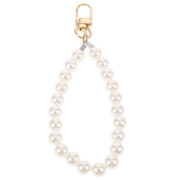Masteelf Stylish Phone Charm Strap in White ABS Zinc Alloy Material for Decoration Lightweight and Easy to Install