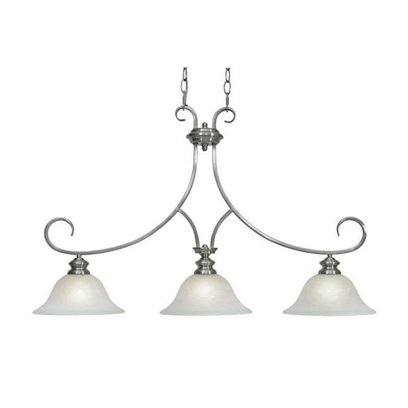 Wry Lighting Lancaster 3-light Pendant in Pewter