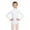 White, variant on Capezio Long Sleeve Turtleneck Leotard w/ Snaps - Girls