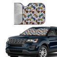 thumbnail image 3 of Kdxio Color Tractor Print Front Windshield Sun Shade,Folding Auto Sunshade for Car Truck SUV-Medium, 3 of 7