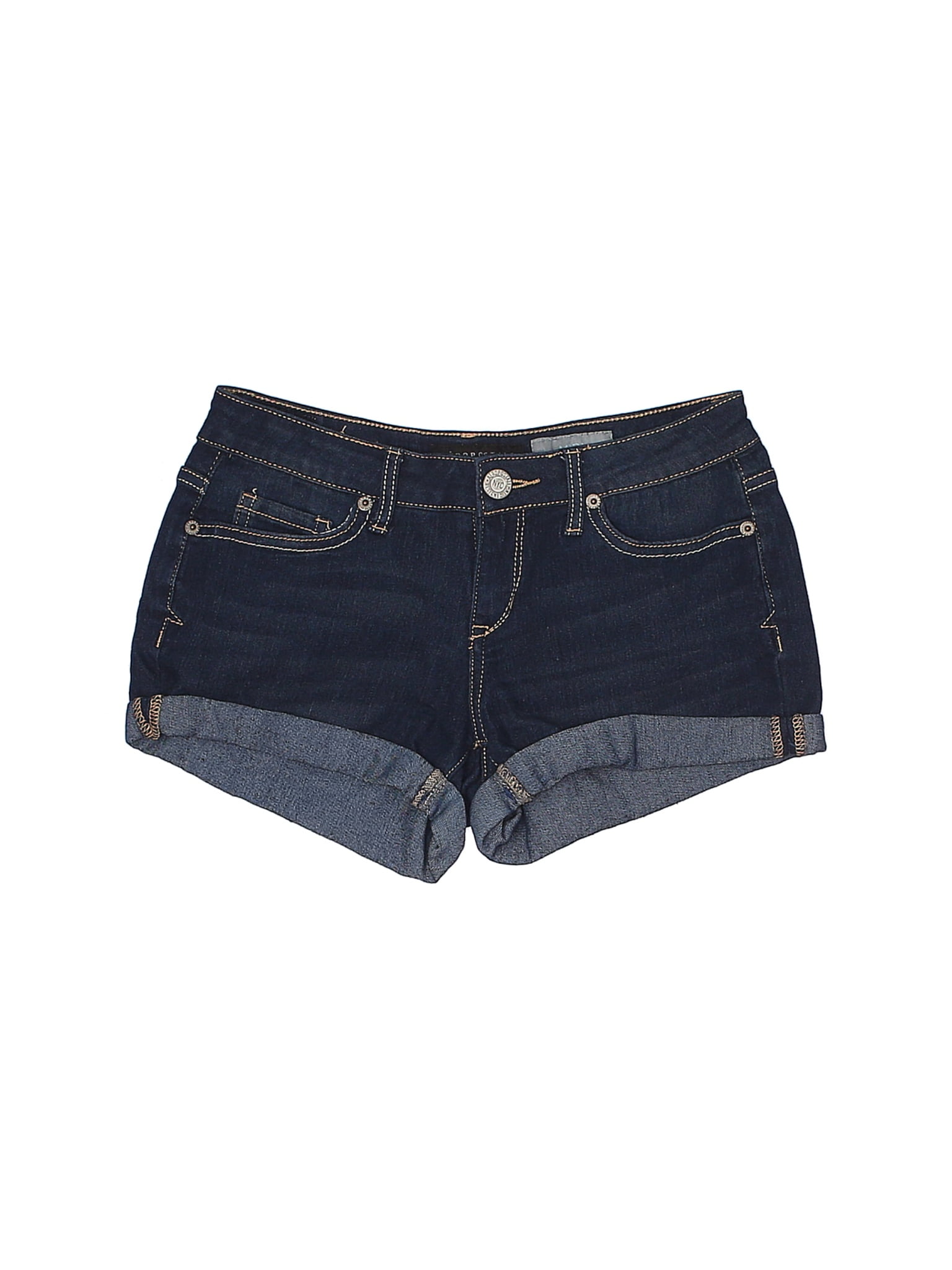 size 0 denim shorts